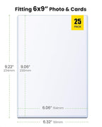 6x9 Toploader 25 Pack, Rigid PVC Jumbo Card Sleeves 39PT | Hard Plastic - Image 4
