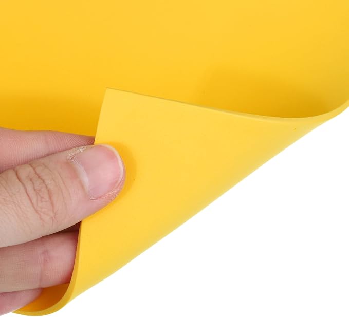 MECCANIXITY EVA Foam Sheets Gold Yellow 35.4 Inch x 19.7 Inch 2mm Thick Crafts - Image 6