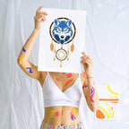 FINGERINSPIRE 5PCS Animals and Dreamcatcher Painting Stencil - Image 6