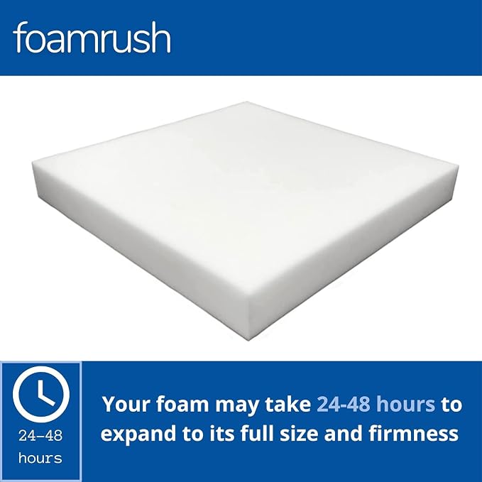 FoamRush 9" x 36" x 36" Premium Quality Upholstery Foam Cushion High Density - Image 2
