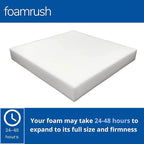 FoamRush 10" x 36" x 36" Premium Quality Upholstery Foam Cushion High Density - Image 2