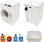 1:12 Scale Miniature Electric Washer and Dryer Set, Realistic Dollhouse Laundry - Image 3