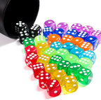 50 Pieces Dice Set, 14mm Bulk 6 Sided Colored Dices - Image 5