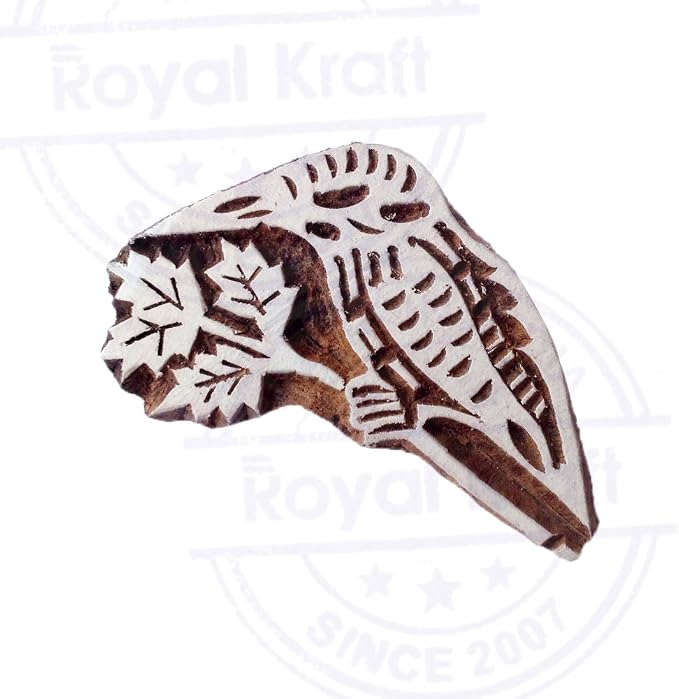 Royal Kraft Wooden Stamps DIY Fabric, Henna Printing Blocks THDtag044 - Image 3