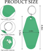LOTMER 20/30/40/80 PCS Hotel Keychain Blank - Image 2