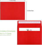 50 Packs 5x7 Envelopes, A7 5x7 Envelopes - Image 2