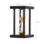 BELLAWARE Hourglass Timer with Golden Sand, 15 Minute Wooden Sand Timer | - Image 5