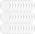 4 Inch Acrylic Ornaments Blanks, Christmas Decor, Keychain Engraving, and DIY by Cludoo