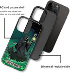 ZHEGAILIAN Case for iPhone 14 Pro, The Hermit Night Skull Durable Shockproof - Image 2