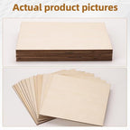 3 mm Baltic Birch Plywood 1/8 x 12 x 12 Inch, 12 Packs Craft Wood, Stronger - Image 7
