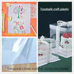 Clear Blank Stencil Sheet for Cuting. 8 Pack 12" x 24" 7.5mil/0.19mm Thick .Gift - Image 6