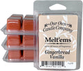 Our Own Candle Company Premium Wax Melt, Gingerbread Vanilla Scent, 6 Cubes, 2.4 oz (4 Pack)