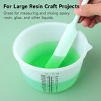 Gartful 600ml Reusable Silicone Resin Cups, Large Silicone Mixing Bowl - Image 6