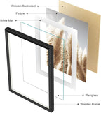 ArtbyHannah Gallery Wall Frame Set, 8 Pack Picture Frames Collage Wall Decor - Image 3