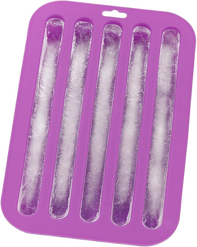 HIC Kitchen Water Bottle Ice Tray, Makes 10 Ice Sticks | Food-Grade Silicone - Image 3