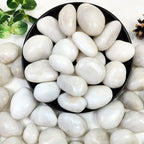 YISZM 2lbs White River Rocks, 1-2 Inch Natural Pebbles by YISZM-ForYourNaturalLife