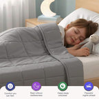 Weighted Blanket -5lbs 41"x60" Cooling Heavy Blanket - Image 4