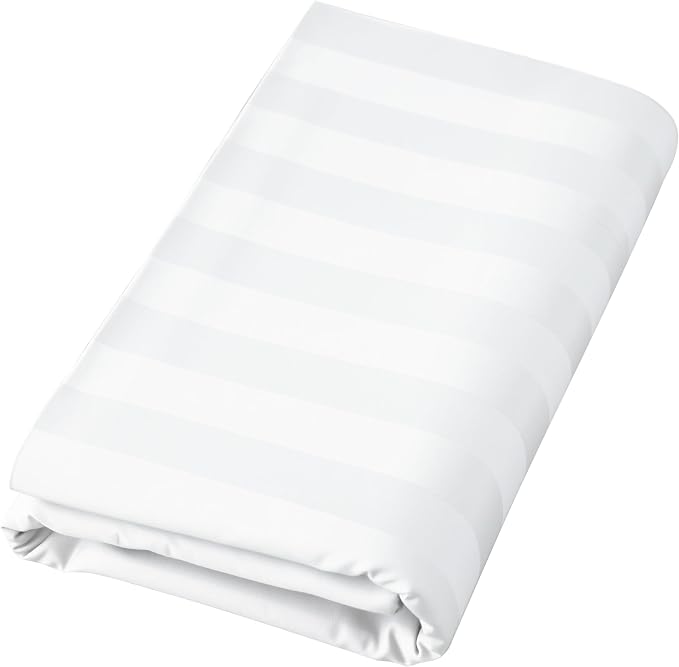 Cotton Flat Sheets Only, 600 TC 100% Cotton Flat Sheet Top Sheet Only, Queen by ShunjieHome