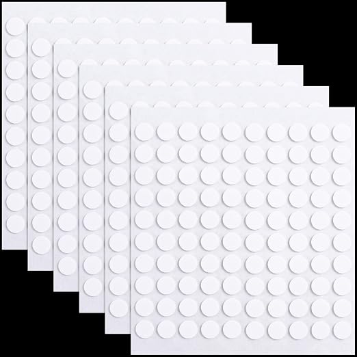Joez Wonderful 6 Sheets Foam Adhesive Discs, 3D Mini Stickers by Joez+Wonderful