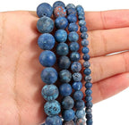 8mm Matte Blue American Turquoise Bead, 15-Inch Matte Round Loose Stone Beads - Image 7
