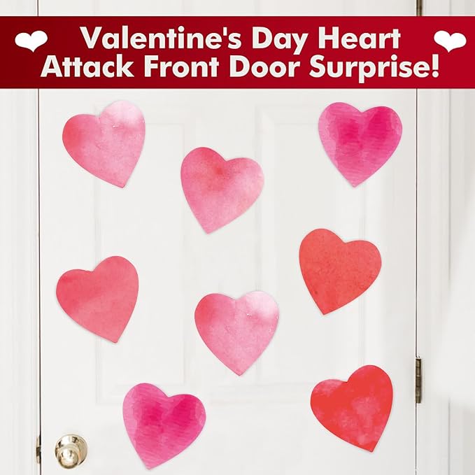 90 Pieces Heart Cutouts Paper Hearts Heart Shape Cards 5.5 Inches Large - Image 4