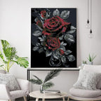 Flowers Stamped Cross Stitch Kits Flowers Cross Stitch Patterns, Dimensions - Image 6