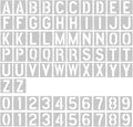 2 Pack - 2.5 Inch Letter Stencils Set, 72 Reusable Stencils by Vomulato