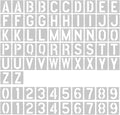 2 Pack - 6 Inch Letter Stencils Set, 72 Reusable Stencils by Vomulato