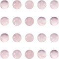 FASHEWELRY 100Pcs Natural Rose Quartz Cabochons Flat Back Gemstone Cabochons by FASHEWELRY