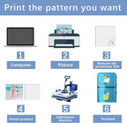 80PCS Sublimation Magnet Blanks 3x3 Bulk Square Produnts 40 Pcs Sublimation - Image 5