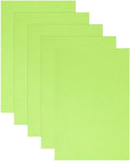 MECCANIXITY 5 Sheets Light Green Shiny Foam Sheets, 8 Inch x 12 Inch Sparkle by MECCANIXITY