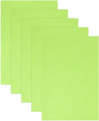 MECCANIXITY 5 Sheets Light Green Shiny Foam Sheets, 8 Inch x 12 Inch Sparkle by MECCANIXITY