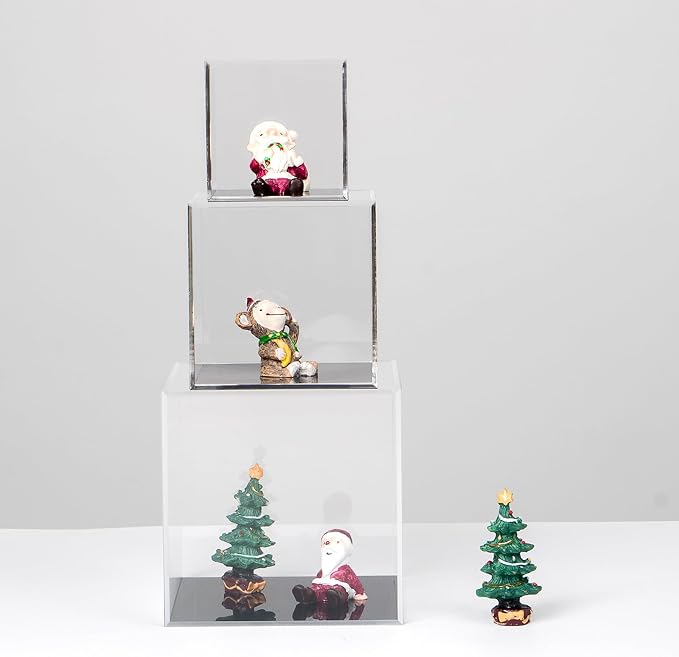 Clear Acrylic Boxes for Collectibles Display, Removable Countertop Storage Box - Image 5