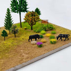 126 Pcs Static Grass Tufts&Flowers DIY Miniature Shrubs Bushes | Terrain Model - Image 6