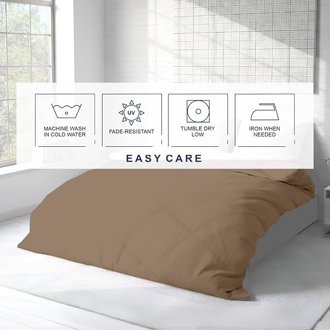 Kotton Culture 1 Pc Duvet Cover Queen Size/Full Size-100% Egyptian Cotton 600 - Image 6
