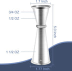 Jigger for Bartending, Briout Double Cocktail Jigger Japanese Premium 304 Food - Image 3