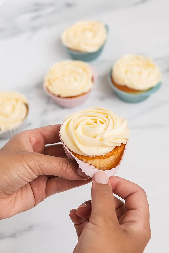 The Silicone Kitchen Reusable Silicone Baking Cups Silicone Muffin Liners - Image 5