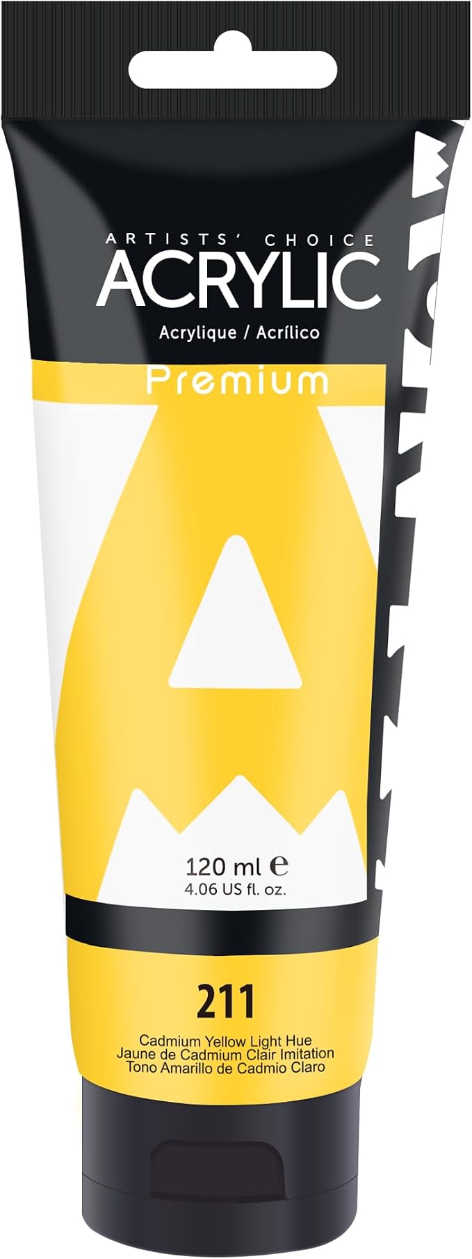 AUREUO Cadmium Yellow Light Hue Acrylic Paint, 4 Fl Oz / 120ml Single Tube by AUREUO
