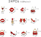 Bulk Gold Enamel Charms for Jewelry Making, Colorful Metal Charms Pendant for - Image 3