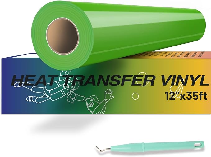 HTVRONT HTV Vinyl Rolls Heat Transfer Vinyl by HTVRONT