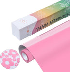 HTVRONT Puff Vinyl Heat Transfer, Light Pink, Iron on Vinyl by HTVRONT
