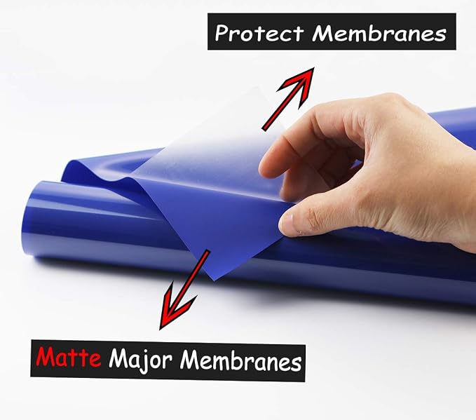 guangyintong Heat Transfer Vinyl Blue HTV Rolls, Matte Surface PVC Material - Image 4
