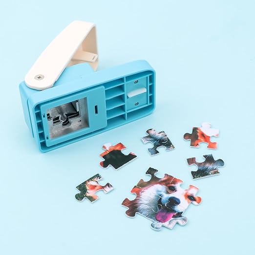 Puzzle Punch, 1 x 1 inch Mini Puzzle Maker, Portable Puzzles Pieces Puching - Image 7