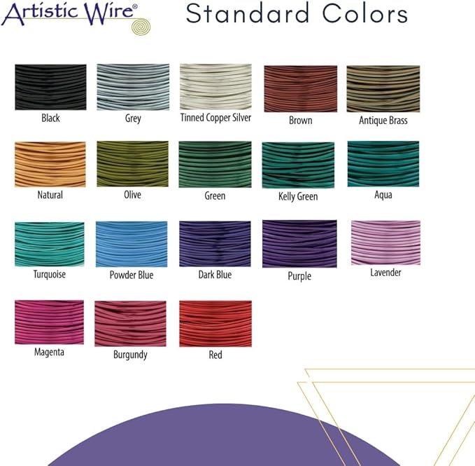 Artistic Wire, 26 Gauge Tarnish Resistant Colored Copper Craft Wire, 30 yd - Image 5