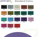 Artistic Wire, 20 Gauge Silver Plated Tarnish Resistant Colored Copper Craft - Image 5