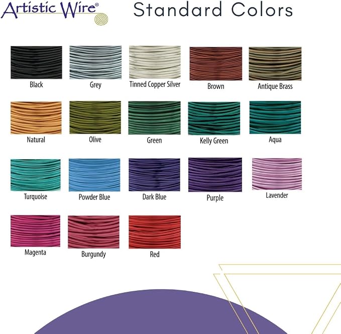 Artistic Wire, 18 Gauge Tarnish Resistant Colored Copper Craft Wire, 10 yd - Image 5