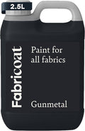 Fabricoat Gunmetal Fabric Upholstery Paint & Dye | 2.5L / 85 fl oz | Restore or by Fabricoat