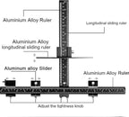 King&Charles Aluminum Cabinet Hardware Jig&Auto Center Punch | Avoid Jitter - Image 2