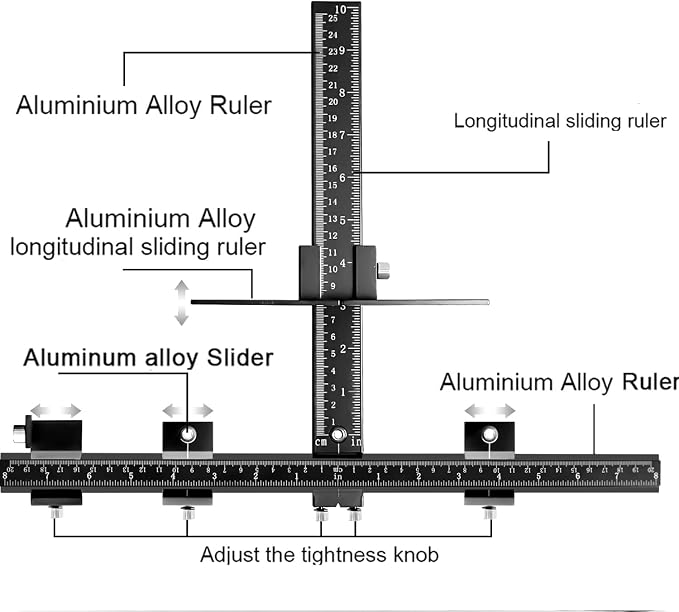 King&Charles Aluminum Cabinet Hardware Jig&Auto Center Punch | Avoid Jitter - Image 2