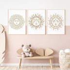 12pcs Mandala Sun and Moon Stencils - Image 7